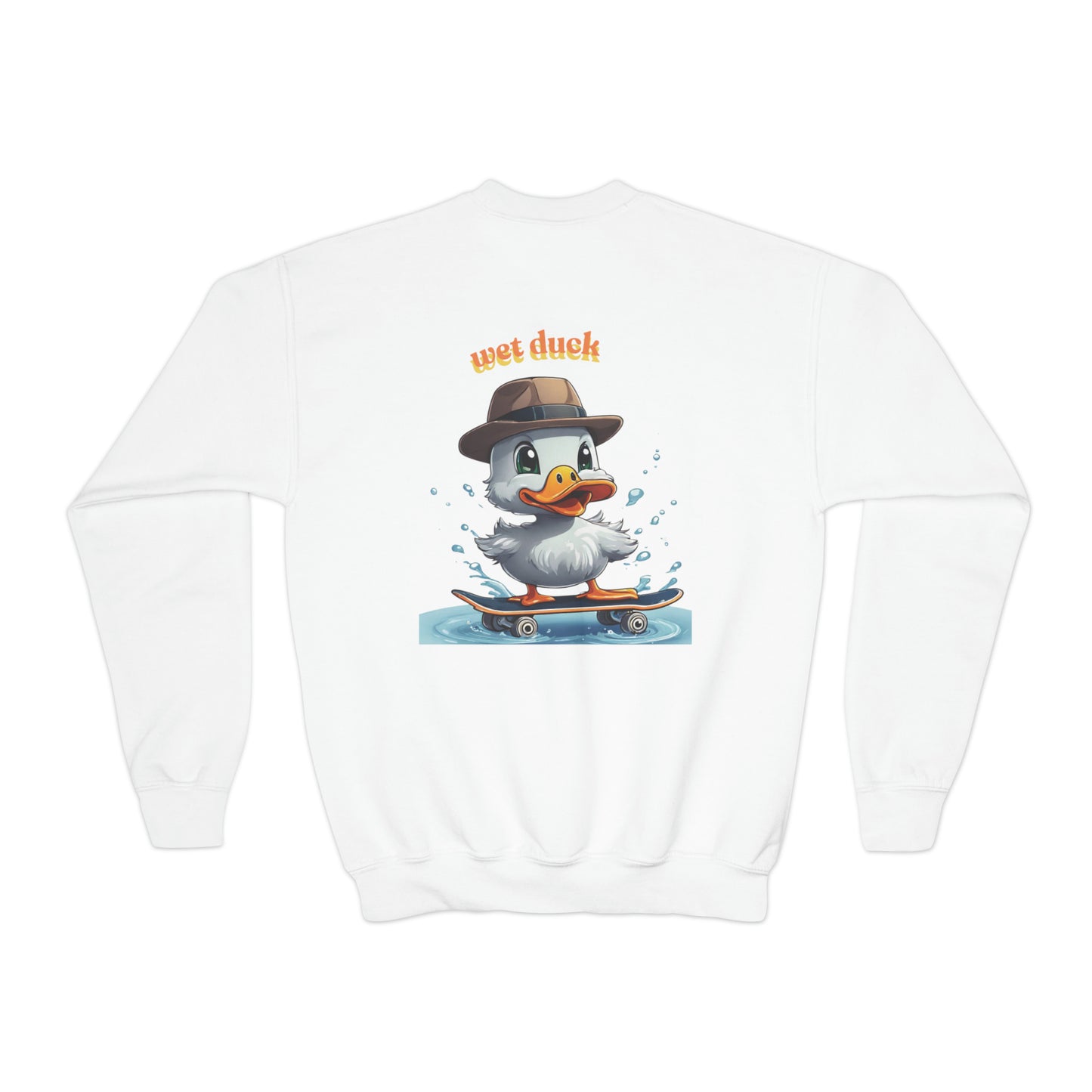 Unisex Skater Duck Youth  Sweatshiirt