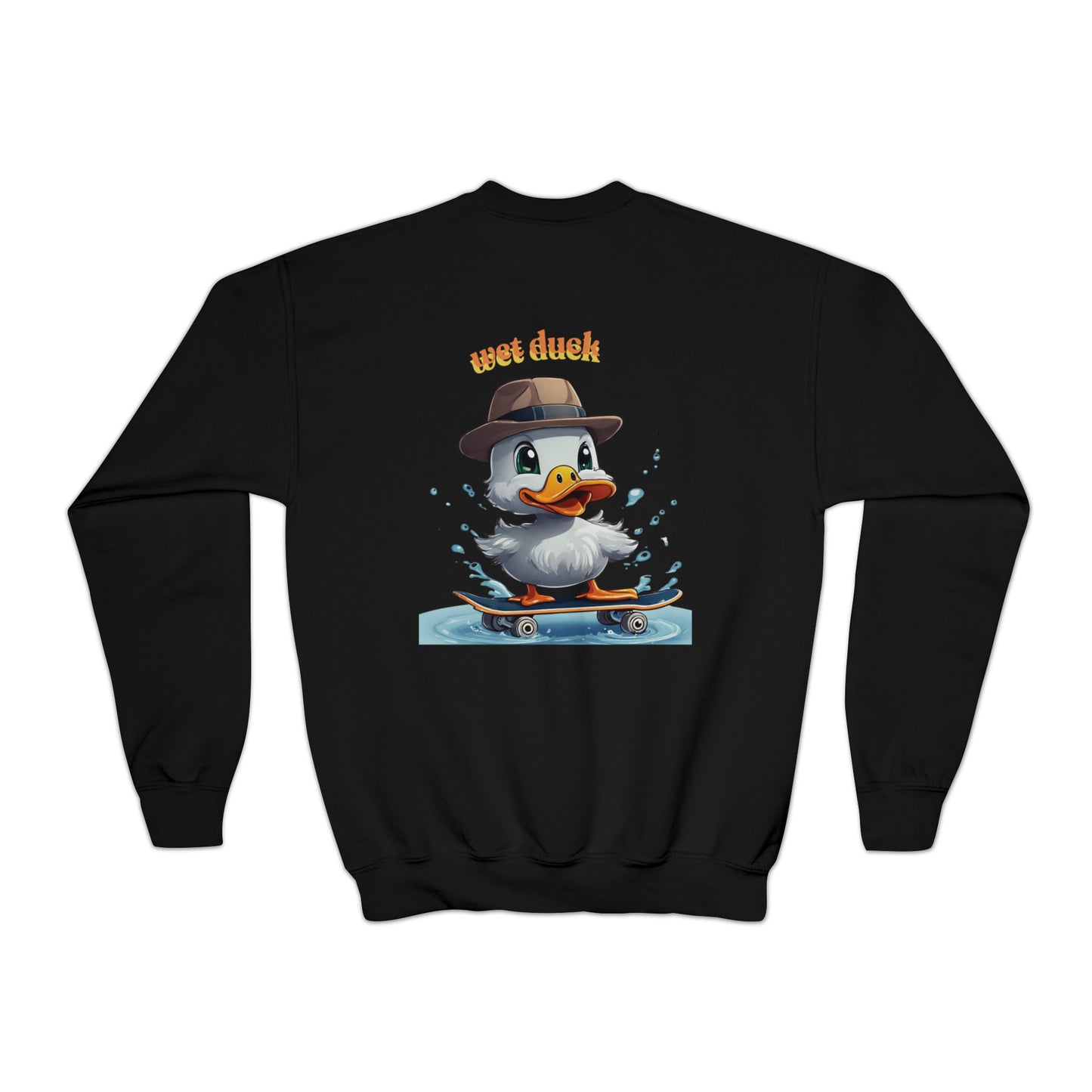 Unisex Skater Duck Youth  Sweatshiirt